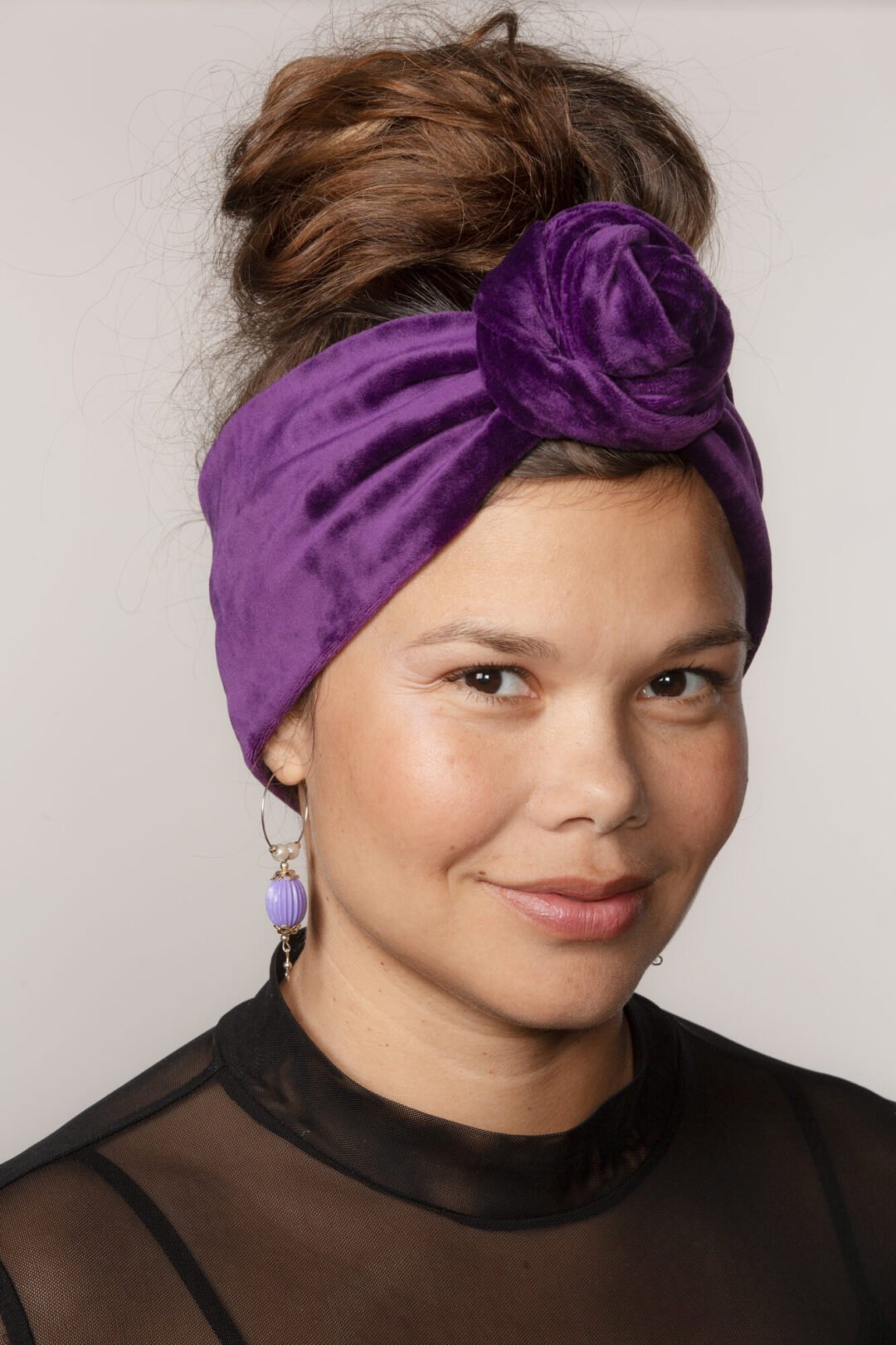 PANTA VARIETÉ violetti sametti