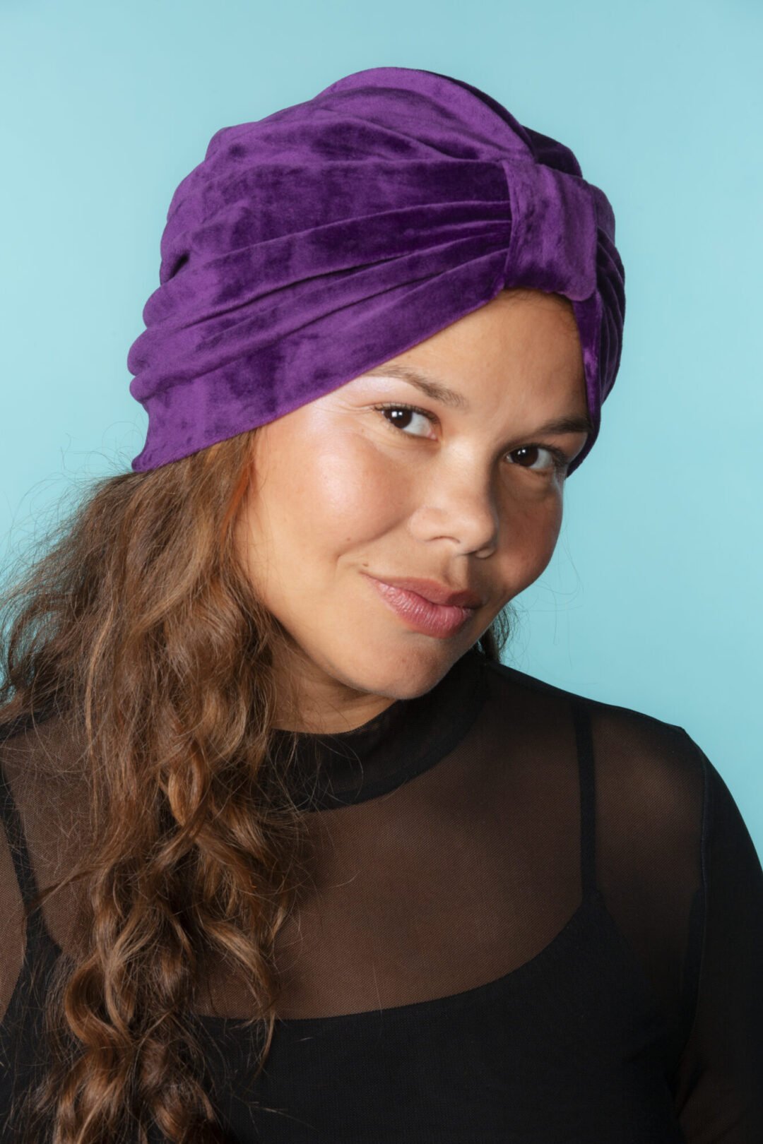 TURBAANI CLASSIC violetti sametti